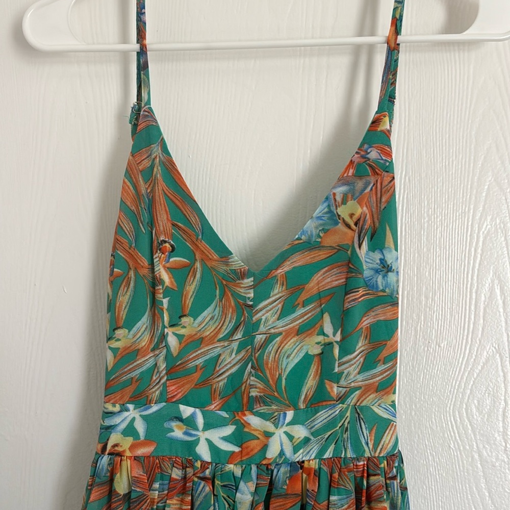 Tropical maxi dress
